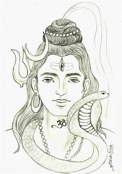 Pencil Drawing Lord Shiva Sketch Drawings Pencil Drawings | Images and ...