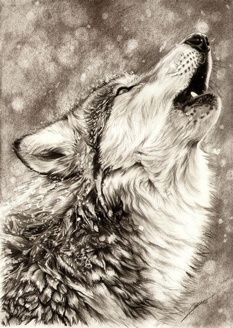 Howling Wolf by AmBr0 on DeviantArt