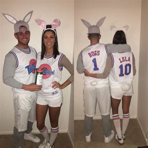 Bugs Bunny and Lola Couple Halloween Costumes