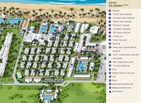 Riu Tequila Resort Map