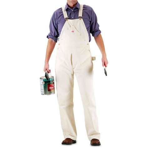 Men's Natural Painter Bib Overalls (9.5 oz. drill) | ラウンドハウス, オーバーオール, サロペット