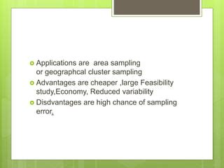 Cluster sampling | PPT