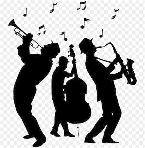 Jazz Band Silhouette Png Jazz Band Silhouette PNG Image With ...