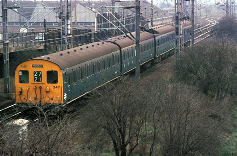 Abandoned train, British rail, Basildon