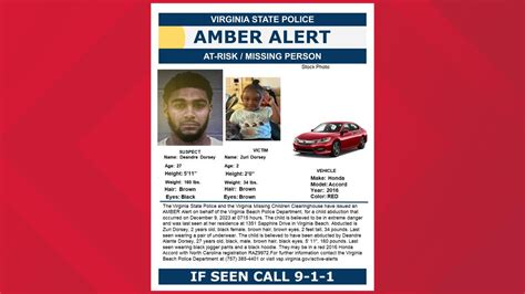 Virginia State Police issue AMBER Alert | wusa9.com