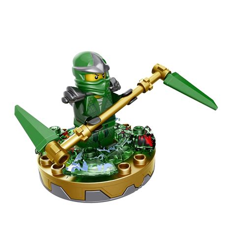 LEGO NINJAGO MASTERS OF SPINJITZU 9574 LLOYD ZX GREEN NINJA MINI FIGURE ...