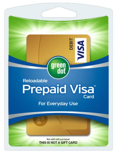 Green Dot Prepaid Visa Card, 1 Count - Fry’s Food Stores