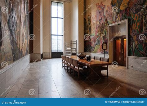 Norway. Oslo City Hall. the Interior of the Town Hall. September 18, 2018 Editorial Stock Photo ...