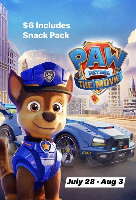 Paw Patrol: The Movie ($6 w/ Snack Pack) at Horizon Aberdeen, Horizon ...