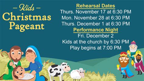 2022 Christmas Pageant Info