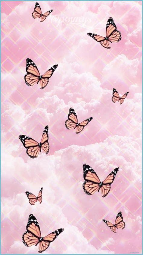 Cute Aesthetic Pink Butterfly, cute aesthetic butterfly HD phone ...