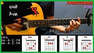 Usok - Asin (Guitar Cover With Lyrics & Chords) Chords - ChordU