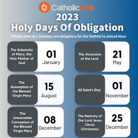 Mẹo What are the Catholic Holy Days of Obligation for 2023? ? - Cốc Cốc ...