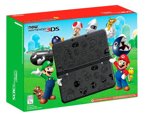 Nintendo New Nintendo 3DS Super Mario Black Edition - Nintendo 3DS ...