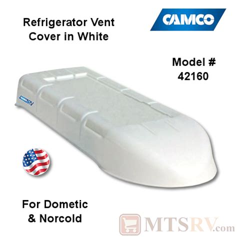 Camco RV Replacement Refrigerator Vent Cover Top - WHITE - Model 42160 ...