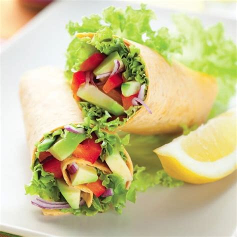 Hummus Avocado Wrap - Mighty Mrs | Super Easy Recipes