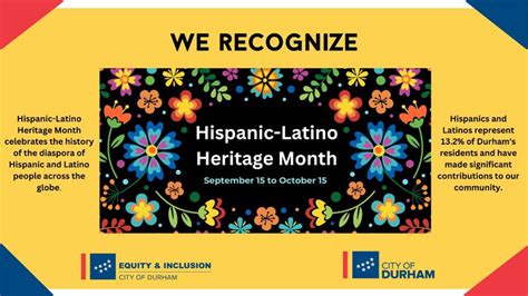 Hispanic Heritage Month 2023 Celebrations in Durham - The Colonial Village Gazette