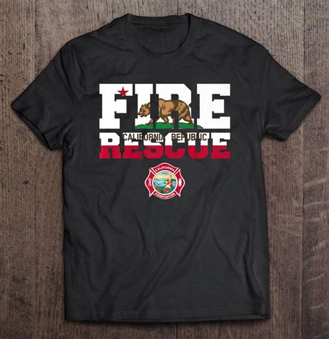 California Fire Rescue Department Firefighters Uniform Duty Premium - Hersmiles