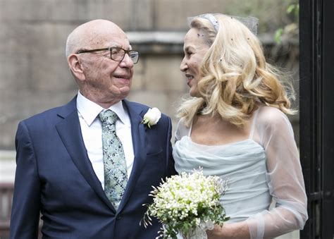 Jerry Hall's Wedding Dress at Rupert Murdoch Wedding | POPSUGAR Fashion ...