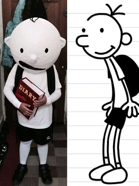 Greg Heffley of Diary of a wimpy kid costume for world book day 2015 ...