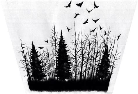 Pinterest | Forest tattoos, Forest tattoo sleeve, Silhouette tattoos