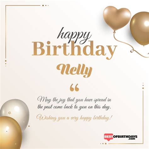 [ Nelly ] Happy birthday Free online wishes Card - Best Of Birthday