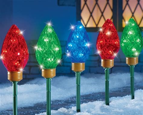 Led Christmas Bulbs Garden Path Light Stakes – 7 Gadgets