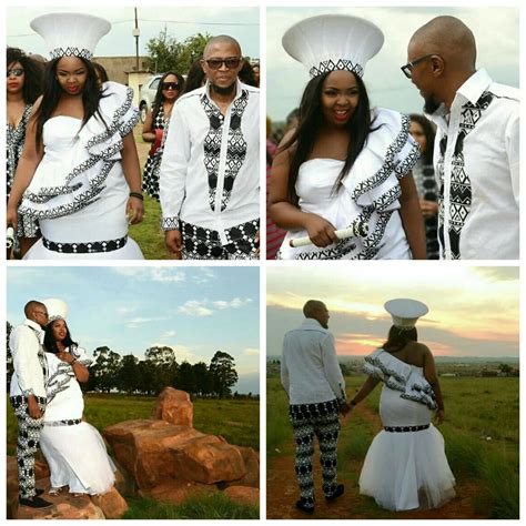 Clipkulture | Bride and Groom In Modern Xhosa Traditional Wedding Clothes