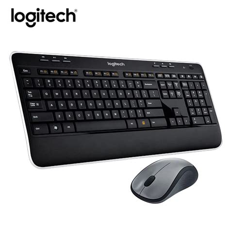 Logitech MK520 Wireless Keyboard and Mouse Combo Gaming Laptop PC Gamer Ergonomics Multimedia ...