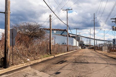 Braddock, Pennsylvania, USA March 19, 2022 Washington Avenue Leading To ...