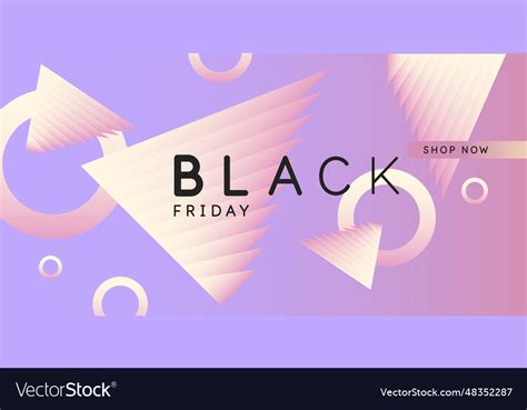 Black friday poster bright abstract background Vector Image