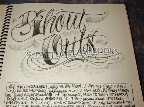 tattooflashbooks.com - B.J. Betts - Tattoo Custom Lettering Guide No. 3