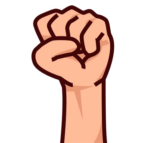 Raised Fist Symbol Clip Art, PNG, 570x570px, Raised Fist, Area - Clip Art Library