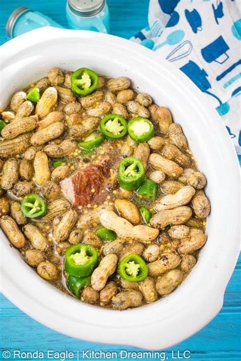 Crock Pot Cajun Boiled Peanuts | Kitchen Dreaming