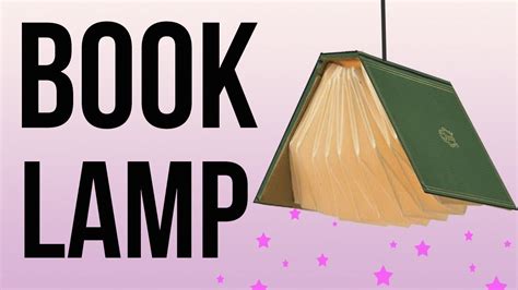 Book lamp - EASY Upcyle DIY - YouTube