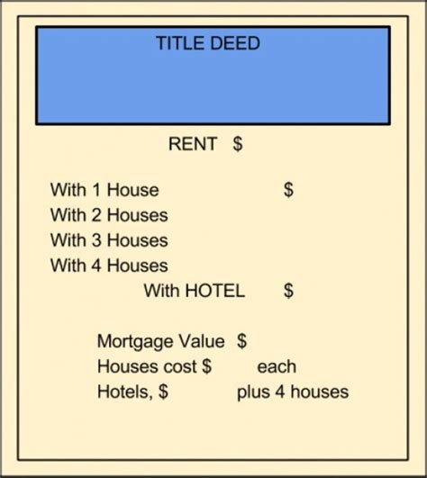 Monopoly Property Cards Template – Atlanticcityaquarium.com