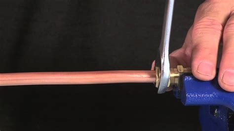 How To Install a Compression Fitting on Copper or Plastic Tubing - YouTube