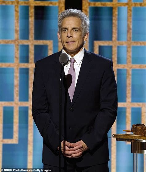 78th Golden Globe Awards: Ben Stiller shows off his silver hair as he ...