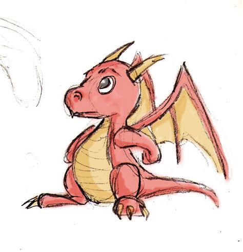 Baby Dragon Sketch by Sacco195 on DeviantArt