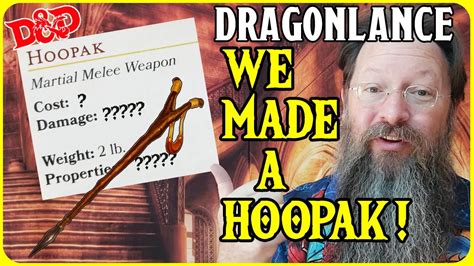 Examining the Hoopak from Dragonlance 5th Edition In Today's Dungeons ...