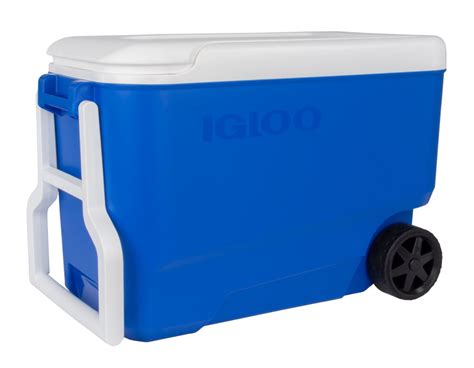 Igloo 60 QT Laguna Ice Chest Cooler With Wheels, Blue, 03/06/2024