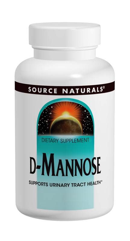 Source Naturals D-Mannose 500Mg 30 Caps | Buy health products at Healthy U | Online health and ...