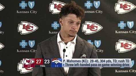 Patrick Mahomes describes what he was thinking on left-handed throw