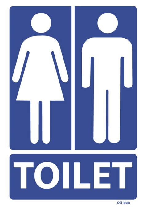 Unisex Toilet Sign - Industrial Signs