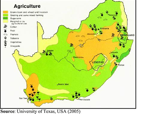 Agricultural map of the RSA | Download Scientific Diagram