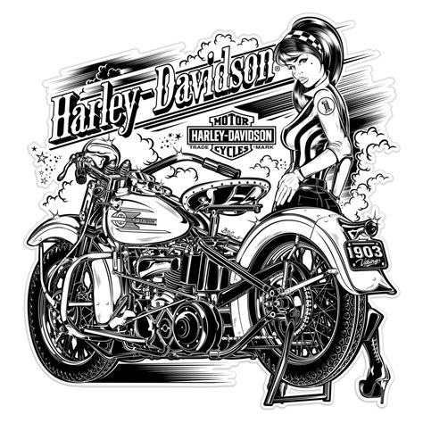 Harley Davidson Chopper, Harley Davidson Artwork, Harley Davidson ...