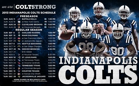 🔥 [50+] Colts Schedule Wallpapers | WallpaperSafari