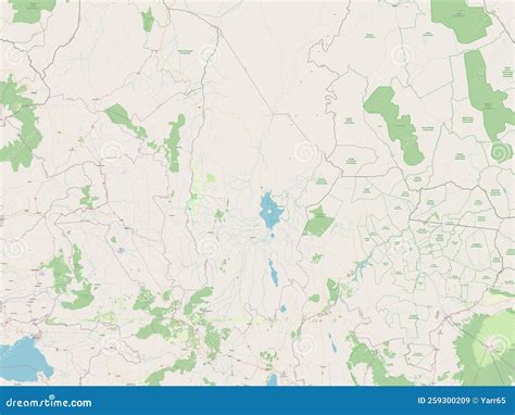 Baringo, Kenya. OSM. No Legend Stock Illustration - Illustration of ...