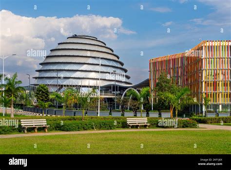 Kigali, Rwanda - August 19 2022: Kigali Convention Centre on a sunny ...