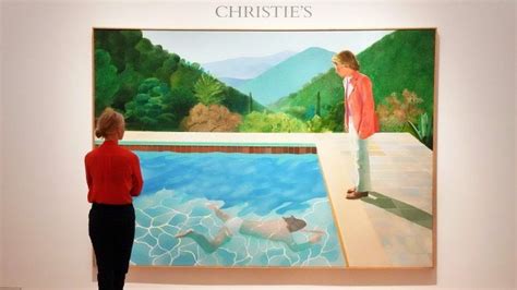 Hockney painting breaks auction record for living artist - BBC News